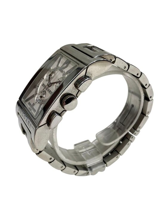Bvlgari Rettangolo Watch SS Quartz Silver Dial main image 6